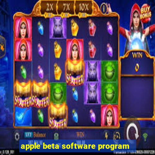 apple beta software program